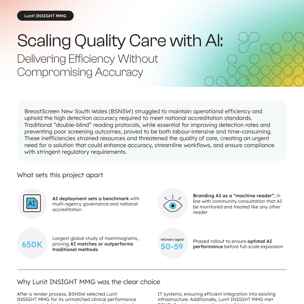 Image - Breast Screen NSW Case Study